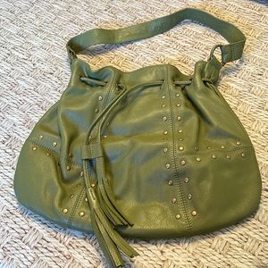 Paradox leather green shoulder bag. From Lord & Taylor. Excellent condition